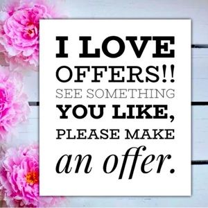 Send your Offers!  I can’t accept if you don’t send😎
